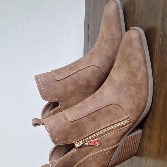 GBG Los Angeles Vissa Western Booties Size 6 - Picture 2 of 12